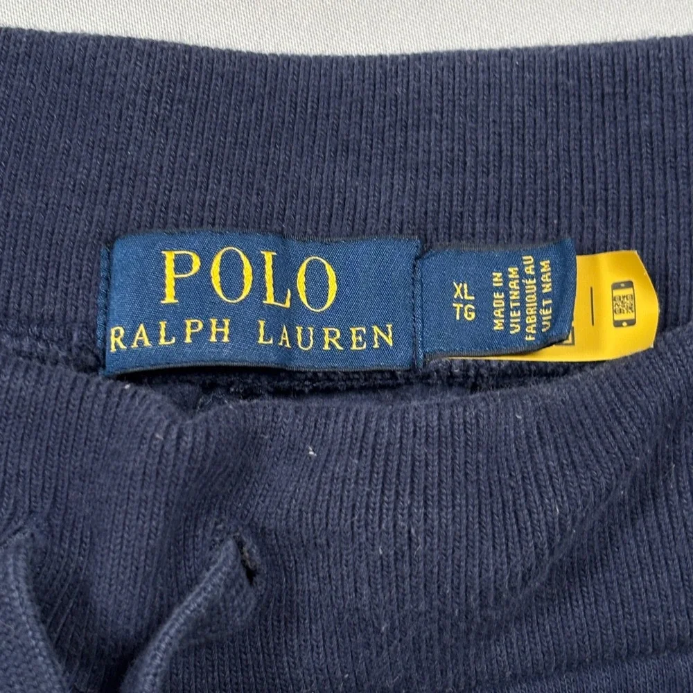 Polo Ralph Lauren Joggers Mens XL Navy Blue Logo Sweatpants Lounge Casual